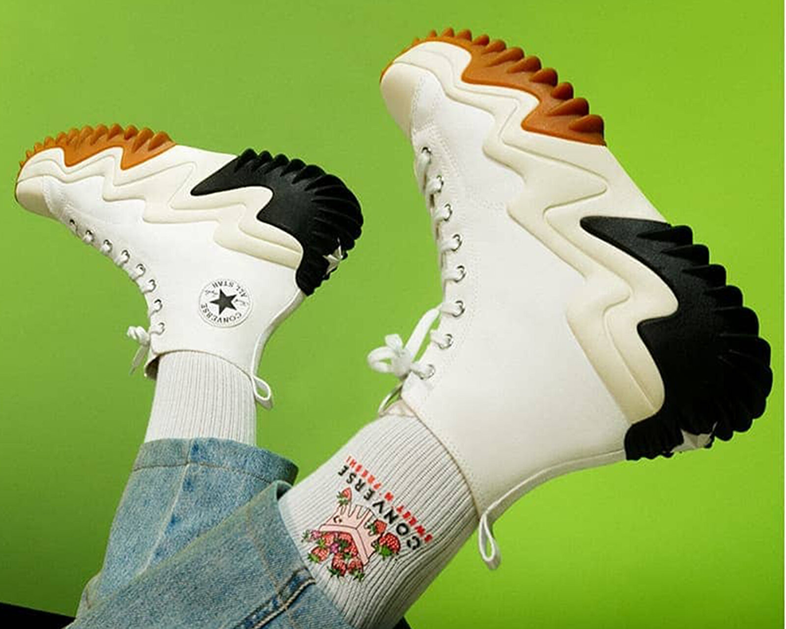 Converse Beyaz Converse Run Star Motion Platform