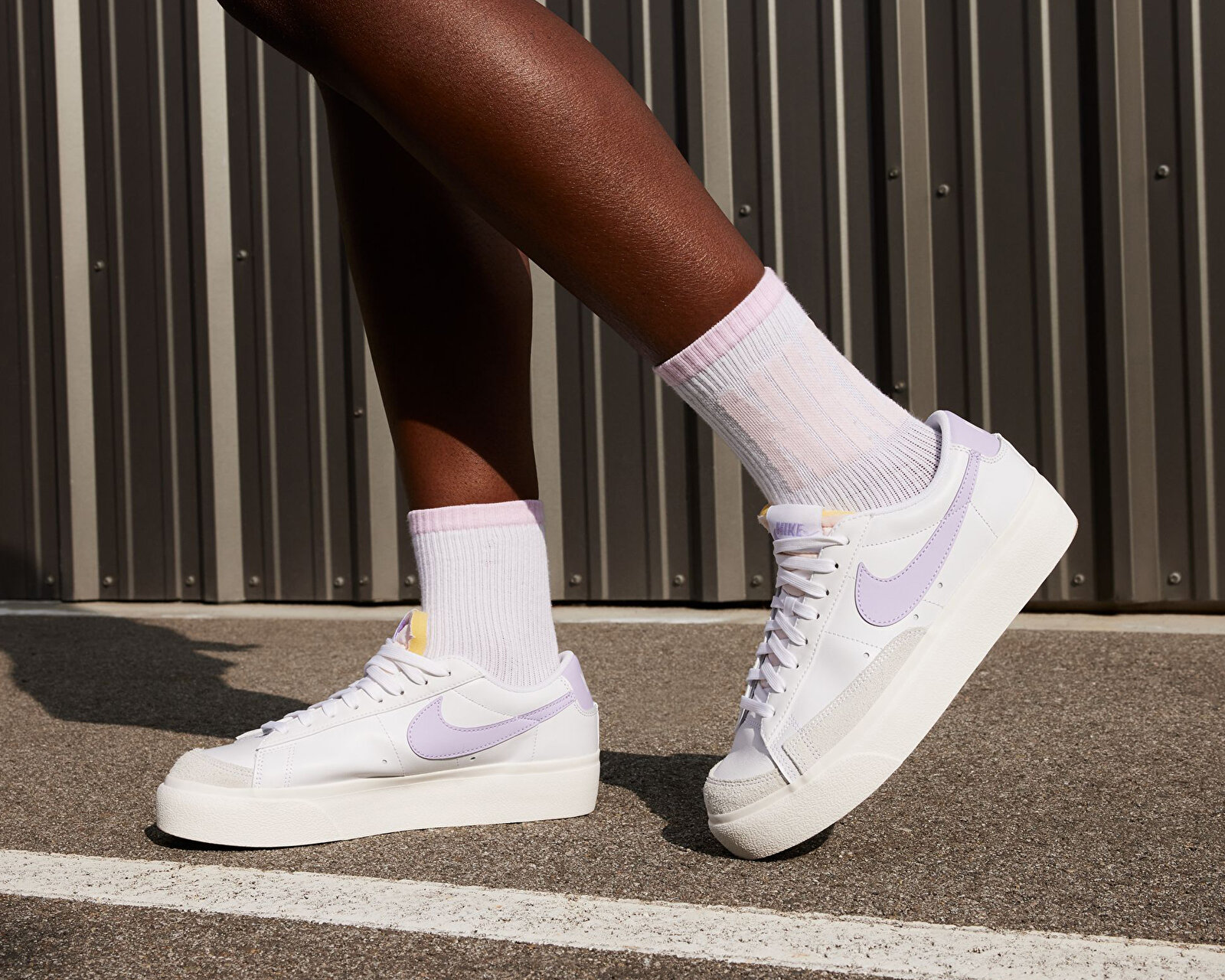 Nike Beyaz Nike Blazer Low Platform