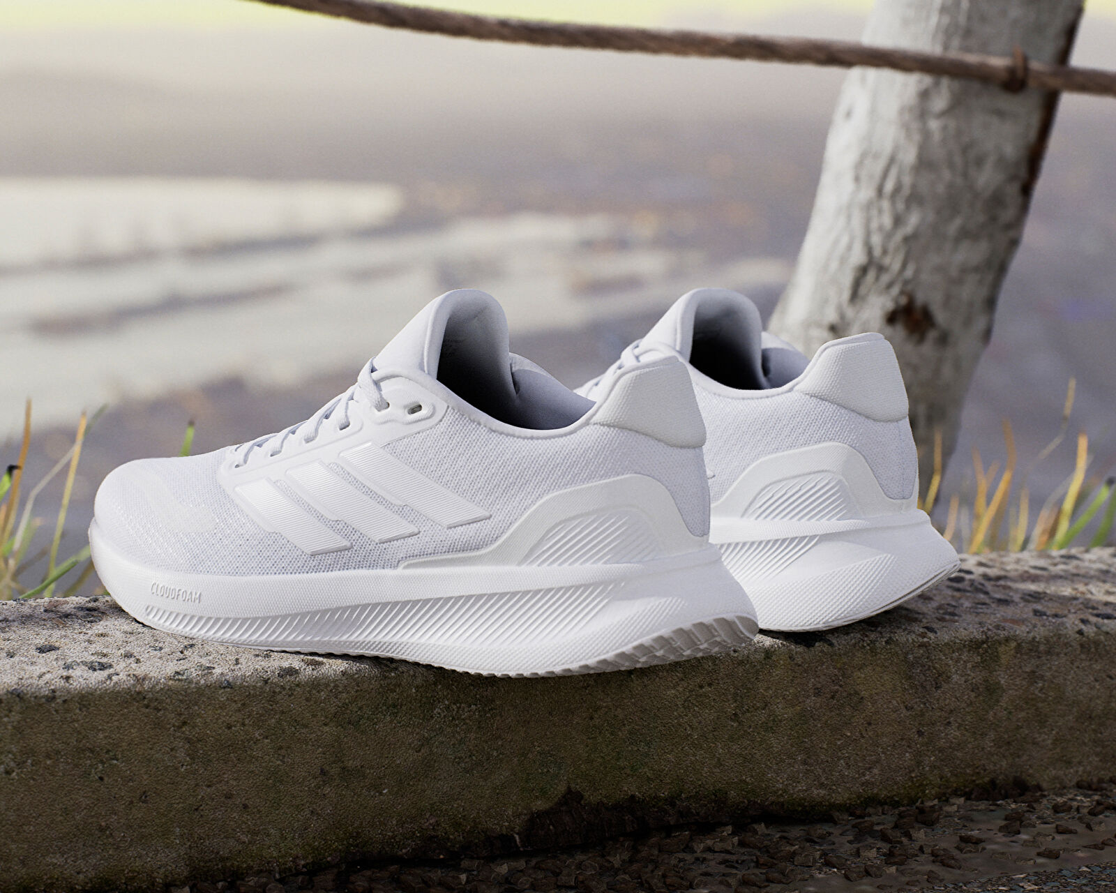 Adidas Beyaz Adidas Runfalcon 5