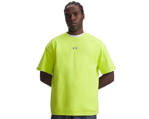 UA M HWT METAL LOGO SS
