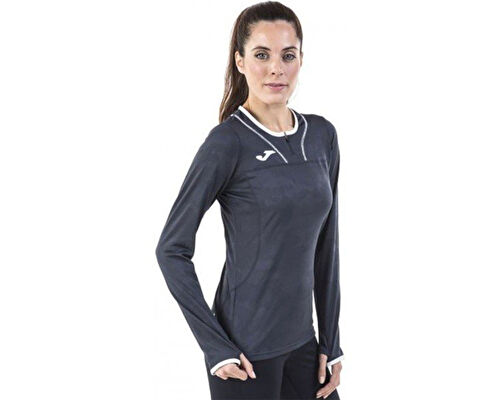 TSHIRT RUNNING BLACK L/S