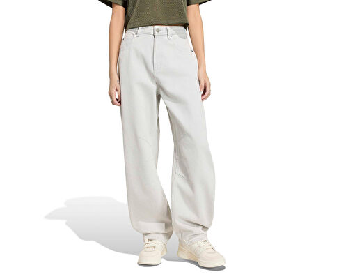 HIGH RISE BARREL LEG DENIM PANT