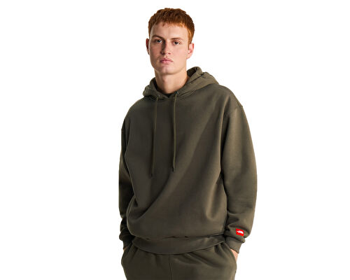 M TNF RED BOX HOODIE