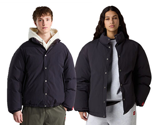 M TNF RED BOX DOWN JACKET
