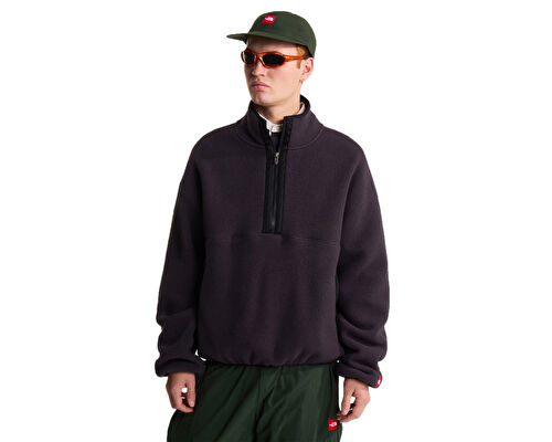 M TNF RED BOX 1/2 ZIP FLEECE