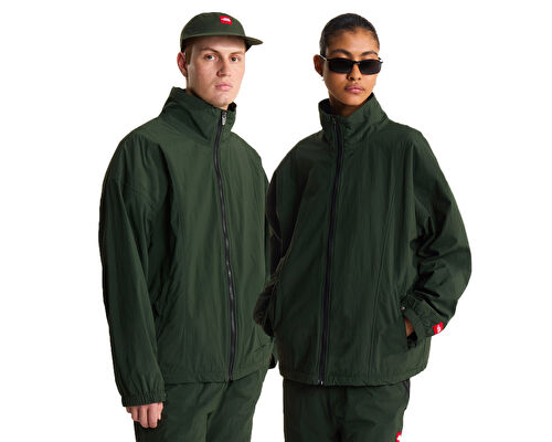 M TNF RED BOX NYLON FLEECE LINED JACKET