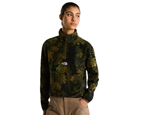 W NOVELTY LOGO GLACIER 1/4 ZIP - PRINT