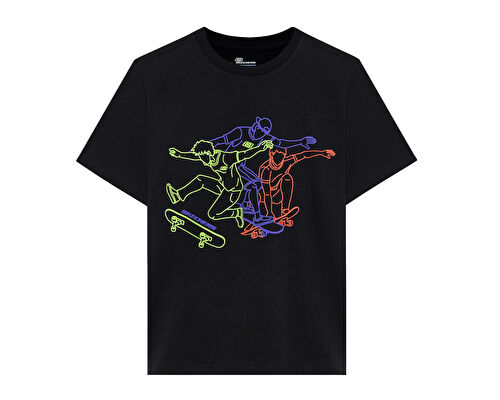 B Graphic Tee Loose Fit T-Shirt