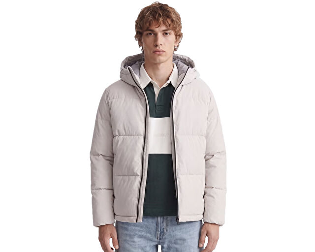Jack Jones JJGALAXY PUFFER JACKET Beyaz