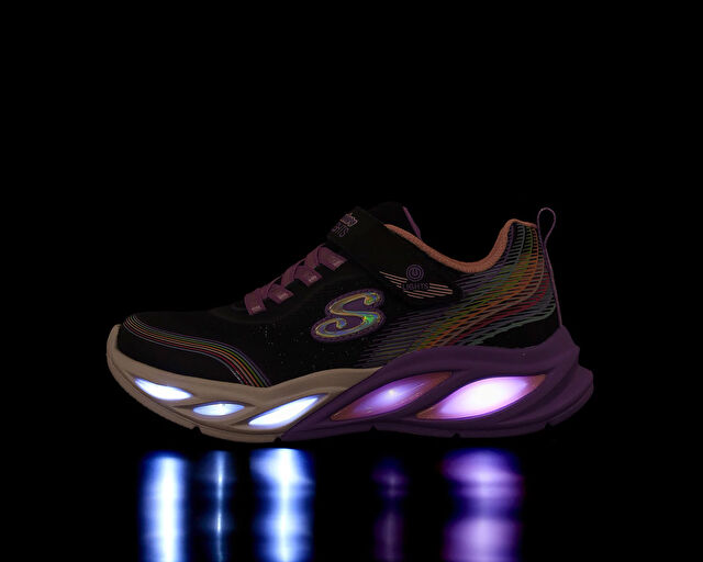 SKECHERS Kız Çocuk COSMIC GLOW RAINBOW BEAM Mor 303709L-LVMT