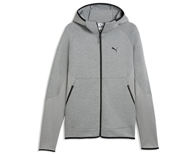 PUMA Erkek PUMATECH FULL-ZIP HOODIE Gri 69395103 | Korayspor