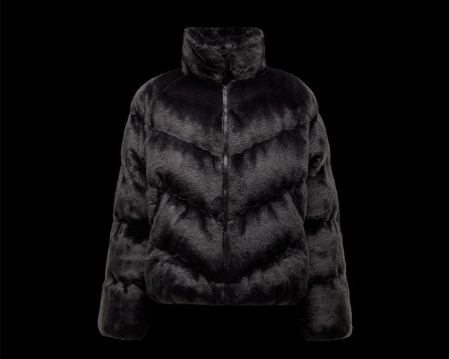 【8月末まで】 aere V-neck jersey one-pierce Nike Kadın Sportswear Windpuffer Siyah FV8005-010