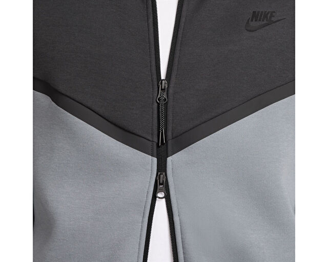 Nike Erkek M Nk Tch Flc Fz Wr Hoodie Gri FB7921-064