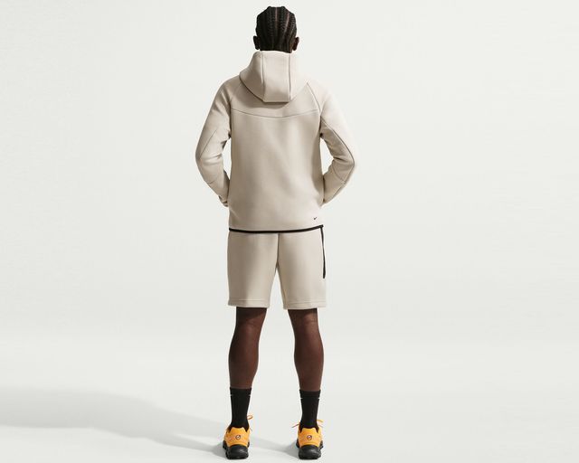 NIKE Erkek M NK TECH FLC FZ WR HOODIE Kahverengi HV0949-236