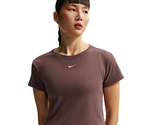 NIKE Kadın W NSW RIB TGHT SS TEE Mor HV4994-502 | Korayspor