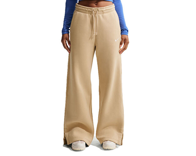 NIKE Kadın W NSW PHNX FLC HR PANT WIDE 2 Kahverengi IH1011-248