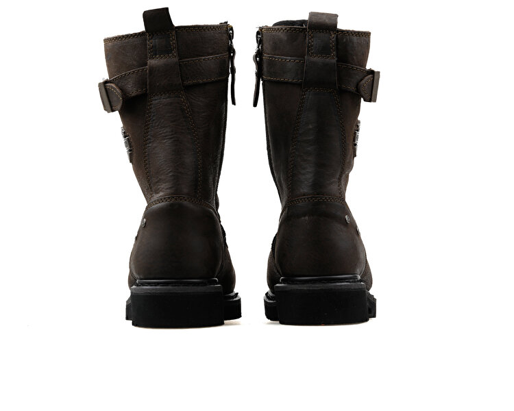 Gladis Olive Baskılı Deri