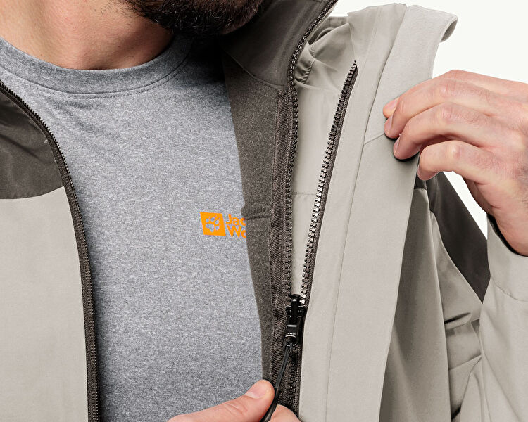 Jack Wolfskin Erkek Taubenberg 3In1 Jkt M Krem 1115311-A0029