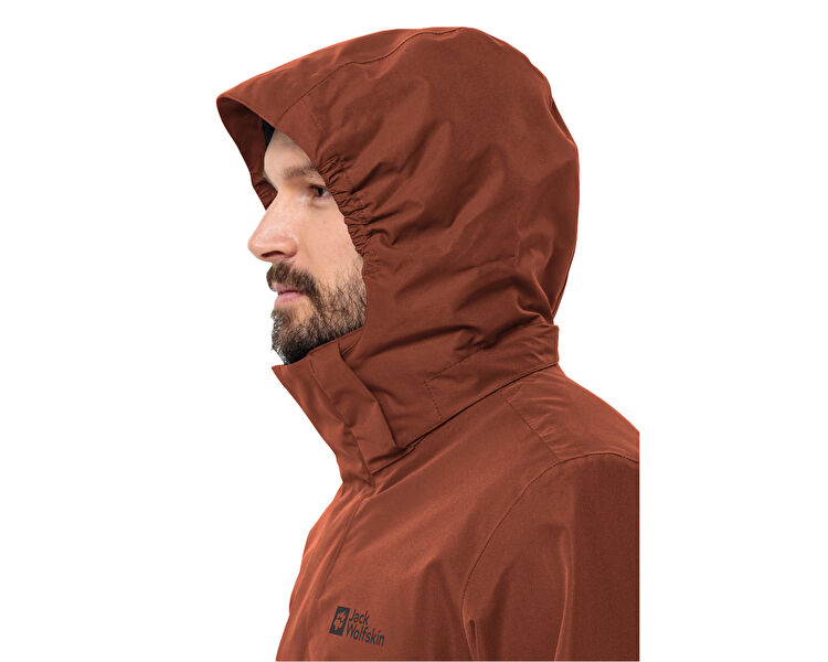Jack Wolfskin Erkek Luntal 3in1 Jkt M Turuncu 1116251-2503