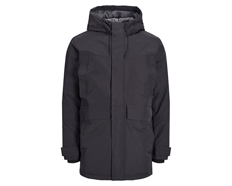 Jack Jones Erkek Jprbladamon Tech Parka Siyah 12214752-BLACK