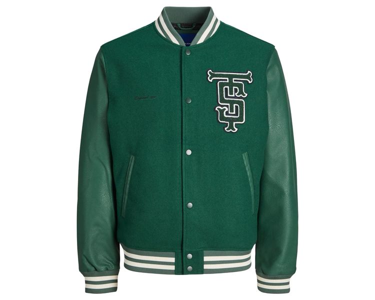 Jack Jones Erkek Jorcollege Bomber Jacket Sn Yeşil 12230582