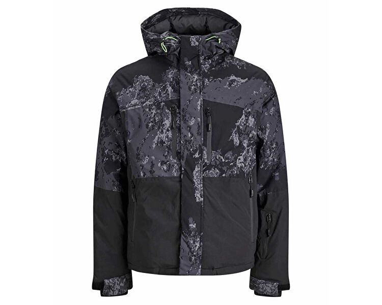 Jack Jones Erkek Jcoalpine Jacket Gri 12241637-ASPHALT