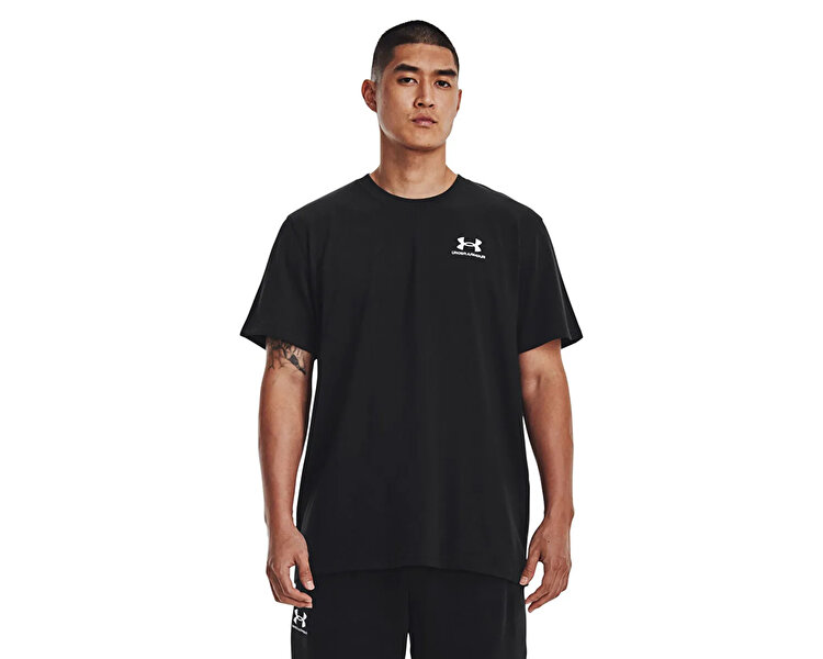 UA M LOGO EMB HEAVYWEIGHT SS