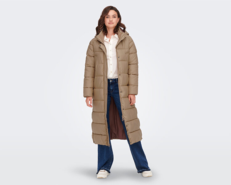 Onlcammie X- Long Quilted Coat Otw