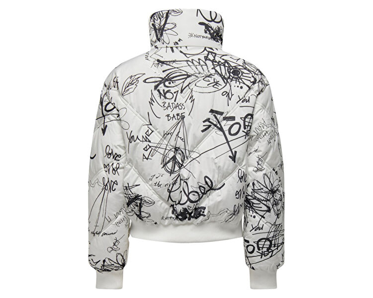 ONLMIA SHORT AOP PUFFER