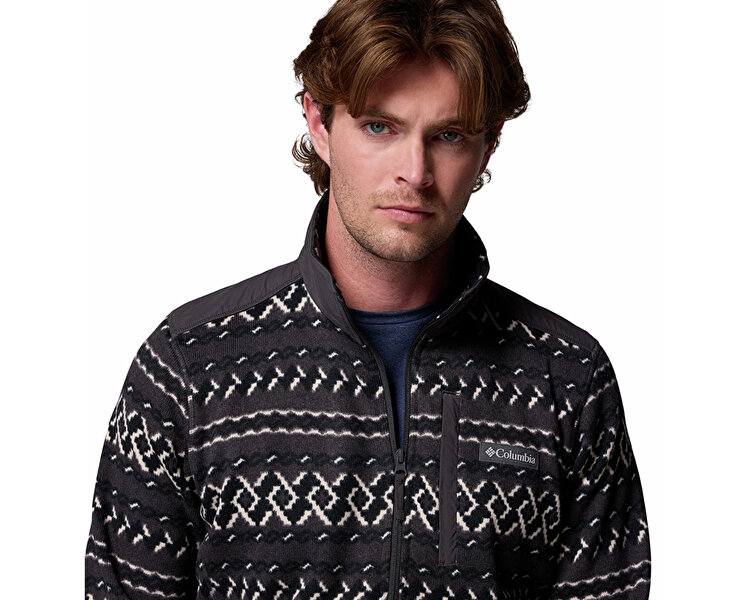 SWEATER WEATHER PRINTED HALF ZIP II