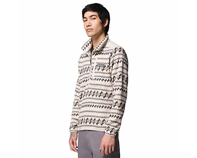 SWEATER WEATHER PRINTED HALF ZIP II