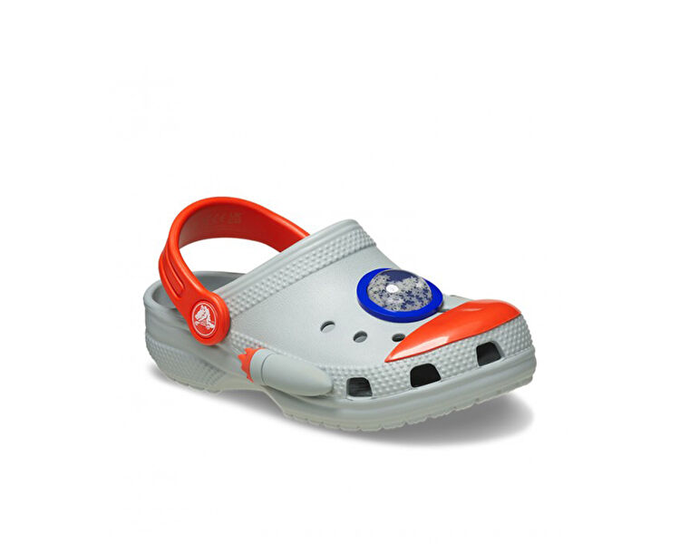 CROCS Unisex Çocuk CLASSIC ROCKET SHIP CLOG T Gri 210359-1NM