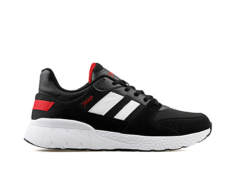 Jump Erkek B Black White Red Siyah 26605-B-BLACK-WHITE-RED
