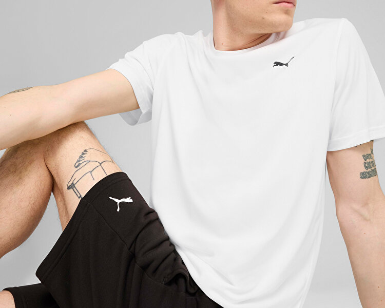 M TAD ESS SOLID CAT TEE LC