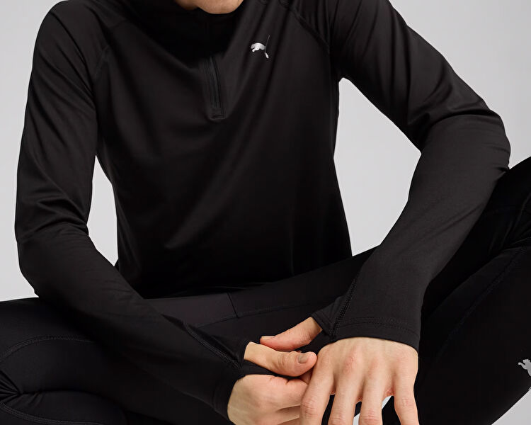 RUN VELOTY CLDSPN 1/4 ZIP&nbsp; M