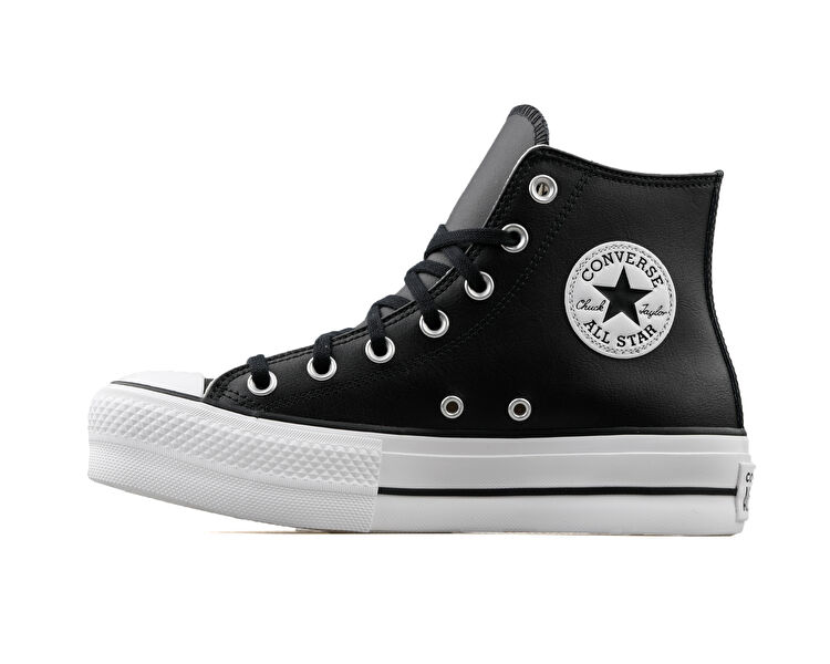 Converse Kadın Chuck Taylor All Star Leather Platform Siyah 561675C