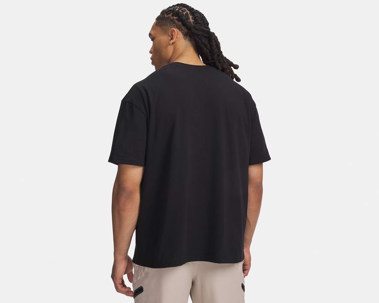 UA M HWT METAL LOGO SS