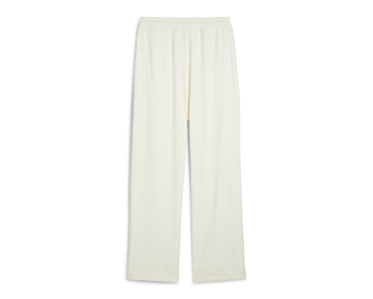 Puma Kadın Classics Ribbed Relaxed Pant Krem 62426866