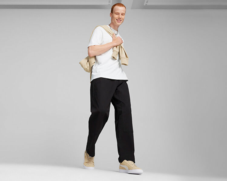 Puma Erkek Downtown Double Knee Pants Siyah 62436801