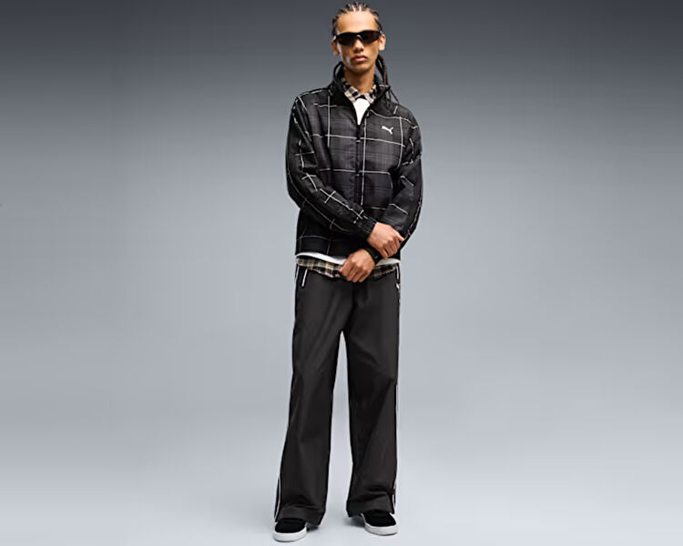 T7 RELAXED TARTAN WOVEN TRAC