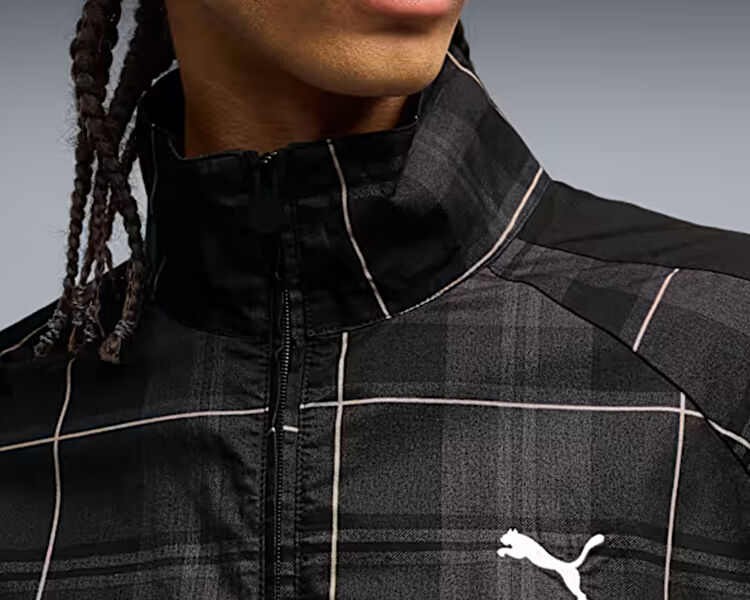 T7 RELAXED TARTAN WOVEN TRAC