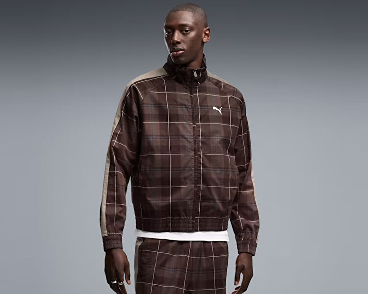 T7 RELAXED TARTAN WOVEN TRAC