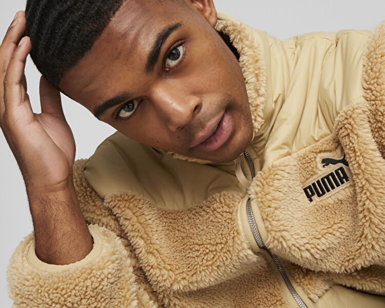 m*o様 R リサイクルポリエステルフーディ Puma Reversible Sherpa Kadın Mor Ceket | Intersport'ta