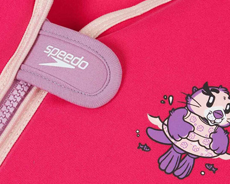 PRINTED FLOAT VEST IU PINK/PURPLE