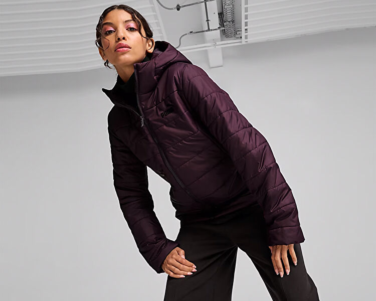 Puma Kadın Ess Padded Jacket Mor 84894044