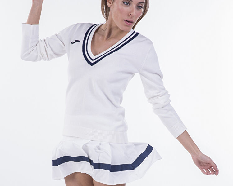 POLO TENIS 80 LS WIHTE
