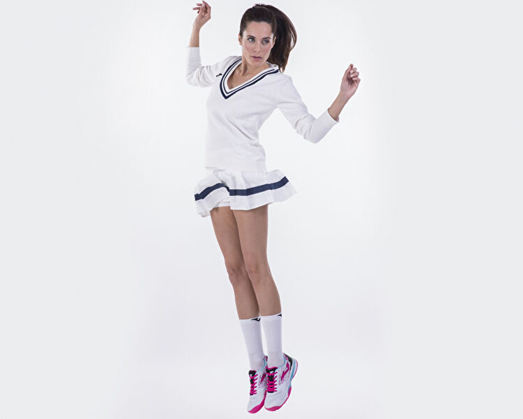POLO TENIS 80 LS WIHTE