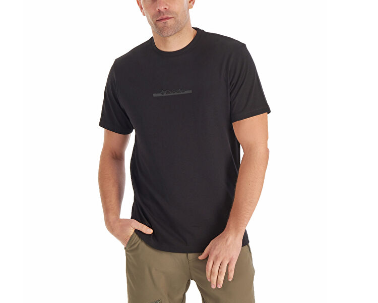 CS0121 CSC M BAR SPLIT GRAPHIC SS TEE