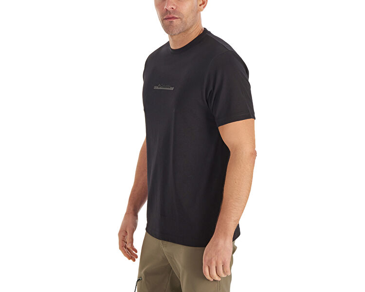 CS0121 CSC M BAR SPLIT GRAPHIC SS TEE