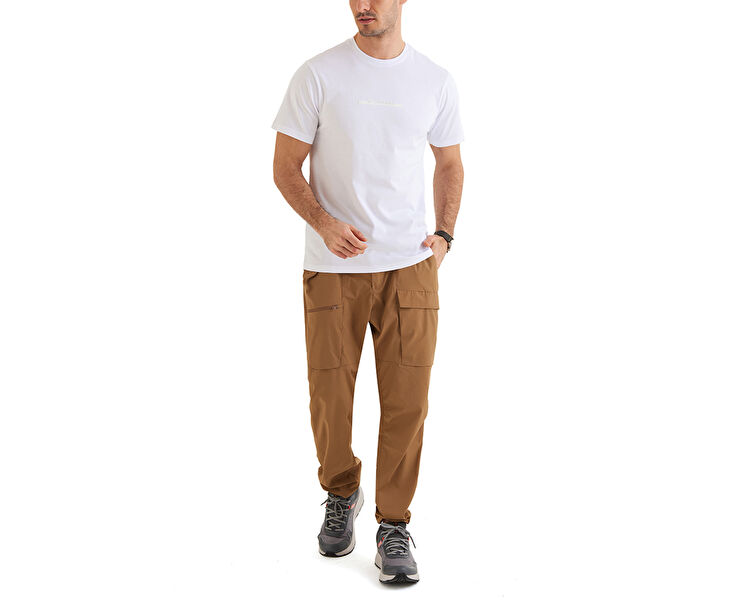 CS0121 CSC M BAR SPLIT GRAPHIC SS TEE